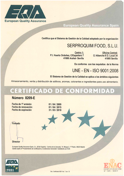 ISO-9001 SERPROQUIM